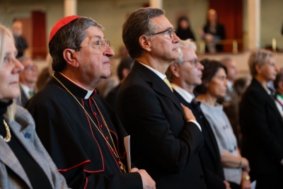 Inaugurazione congiunta dell'a.a. 2025/2026 - 27/03/2026 <br> Da sinistra: Cardinale Giuseppe Beotri, prof. Francesco Pavone. Foto: Antonio Viscido