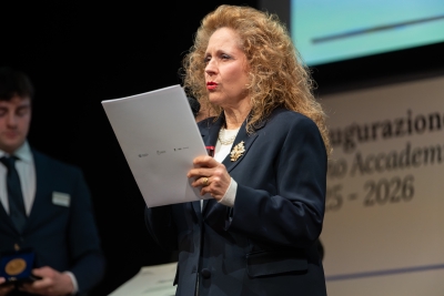 Inaugurazione congiunta dell'a.a. 2025/2026 - 27/03/2026 <br> Alessandra Petrangelo, Prodirettore Vicario Conservatorio di Musica “Luigi Cherubini” di Firenze. Foto: Antonio Viscido