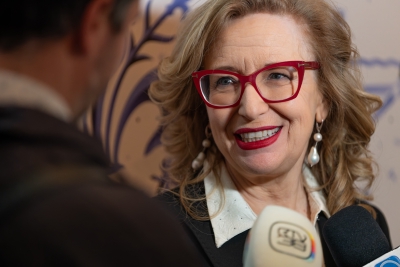 Inaugurazione congiunta dell'a.a. 2025/2026 - 27/03/2026 <br> Gaia Bindi, Direttrice all'Accademia di Belle Arti di Firenze. Foto: Antonio Viscido